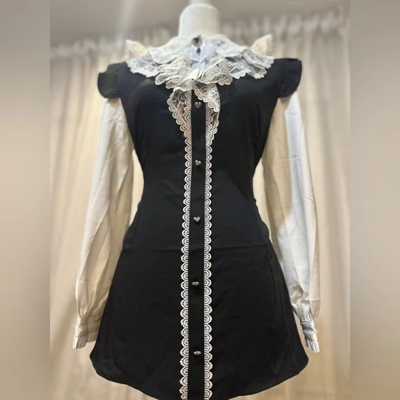 HoneyMikou HoneyPepper1X x Mikou Art “Momo” Black Women’s Medium Jfashion - Picture 2 of 11